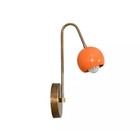 1 Light Round Shade Handmade Vintage Wall Mid Century Antique Brass Sputnik