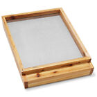 Bottom Board For Bee Hive  100  Beeswax  Stainless Steel Mesh For 10 Frame Hive