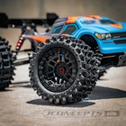 4 Jconcepts 4088-39912 Magma - Pre-mounted On Jc  3450b 17mm Hub Wheels Kraton6s
