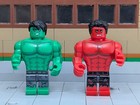 Super Heroes Building Blocks Red And Green Muscle