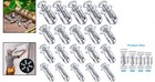 Versatile 20pcs Expansion Screw Jack Nuts Set - Corrosion-resistant M4 M5 M6 M8