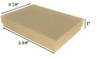 20 Boxes Of Kraft Brown Cotton Filled Jewelry Packaging Gift Boxes
