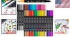 Vibrant 36-color Dual Tip Art Marker Set - Perfect Christmas Gift For Artists