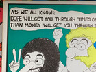 Freak Brothers Tim Leary Vintage 1970 s Blacklight Headshop Poster  17 5 x 23 