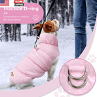Winter Warm Dog Jacket For Small Medium Dogs Cat Cold Weather Coats With Harness