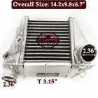 Side Mount Intercooler For Vw Jetta Golf 1 9l Glx Tdi Alh 1 8 Mk4 1999-2004 2005