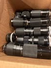 12x Vintage Camera Lens Lot Mixed Brands Telephoto Zoom Macro Untested