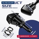 2 Pcs Front Windshield Washer Nozzles  Washer Spray Jet Kit Fit For Chrysler  Do