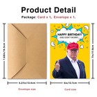 Ptrukd  Funny Birthday Card For Men And Women  5 X 7 Inches  Trump-km209