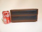 Vintage 70s Gte Deco-tel Executive Boxed Rotary Phone Faux Wood Leatherette Case