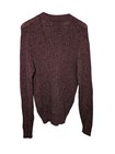 Mcgregor Wool Blend Vtg Rib Sport Sweater Cardigan 1960s Burgundy Mr  Rogers
