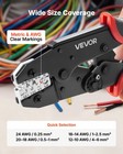 Vevor Crimping Tool Ratcheting Wire Crimper 24-10 Awg For Electrical Terminals