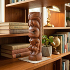 12  Handmade Wooden Primitive Tribal Statue Sculpture Tiki Bar Totem Figurine