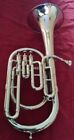 Altohorn Pure Brass Made Horn Silver Chrome Polish W free Case   Mouthpiece