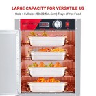 4-tier Food Warmer W water Tray Suitable For 1 1 Size Food Pans For Restaurant