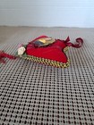 Vintage Antique Ornament Handmade Cameo Velvet Ribbon Pin Cushion