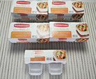 Lot Of 5  4-packs   20 Total   Rubbermaid 0 5 Cup Plastic Storage Containers New