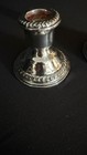 Vintage Pair Of Sterling Silver Weighted Candle Holders By Kabco