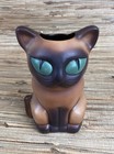 Tonkinese Terrace Kona Tiki Mug Weena Bee Handmade Ceramic Cat 6  Tall 16 Oz New