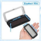 Thinp Magnetic Needle Case  Sewing Holder With Clear Acrylic M  Black 