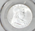 1948 P Franklin Half Dollar Pcgs Ms64fbl Full Bell Lines Frosty White Pq  v61c