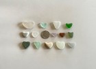 Genuine Beach Sea Glass Perfectly Heart-shaped Beautiful Colors Surf-tumbled