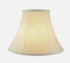 Ivory Traditional Handsewn Bell Collapsible Lamp Shade Spider 8  X 17  X 13  H