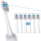 6 Pack Replacement Toothbrush Heads For Water Flosser Sonic Fusion 2 0 Sf-01w Sf