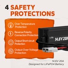 Litime 14 6v 20a Ac-dc Smart Charger For Deep Cycle 12v Lifepo4 Lithium Lifepo4