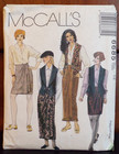Mccall s Sewing Pattern 6685 Misses Vest Blouse Wrap Skirt Size 12 Vtg 90s Uncut