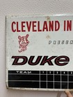 Vintage Rare Metal Cleveland Indians Duke Beer Scoreboard Sign 26   x 14  Baseball