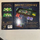 Game Gallery Deluxe Casino Set - Craps  Blackjack  Poker  Sealed Free Shipping