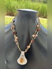Murano Glass Teardrop Pendant Necklace