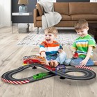 Slot Car Race Track Set Electric Powered Race Track Dual Racing Car Track Set