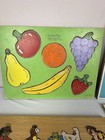 Vtg Wood Puzzles For Kids Lot Of 5 Playskool Fisher Price 80 s