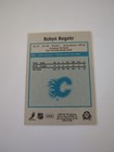 Robyn Regehr Signed Autographed Calgary Flames Card