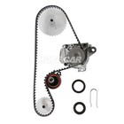 Timing Belt Water Pump Kit W  2x Serpentine Belt Fit 01-05 Honda Civic 1 7l L4