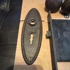 Antique Vintage Rh Co  Interior Mortise Lock Door Hardware  No Key Williamsburg