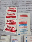 Vintage 1970s Johnson And Johnson First Aid Kit Contents Only Tylenol  Etc