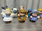2002 Fisher Price Little People Nativity Set Lot Of 10 Figures Replacement