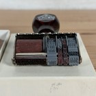 Vintage Crown Dates Rubber Ink Stamp Paid Made In The U s a  - Free Shipping