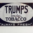 Trump   s Long Cut Tobacco Vintage Style Metal Sign Man Cave Garage Shop Bar
