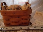 Longaberger Classic Stain 1995 Sweet Basil Basket 