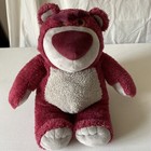 Disney Store Lotso Huggin Bear Plush 15  Toy Story 3 Stuffed Purple Bear