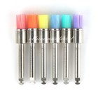 100 Nylon Latch Flat Dental Prophy Polishing Color Polisher Brush Prophylaxis 
