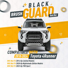Bull Bar Brush Guard Compatible With 2010-2024 Toyota 4runner Grille Grill Guard