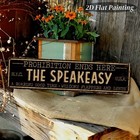 2d Vintage Metal Iron Sign For Bar  Pub  For Man Cave prohibition Decor