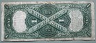 1917  1 One Dollar Large Size Legal Tender Note Red Seal Sawhorse Teehee burke