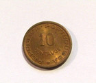 St thomas-prince Islands 1962 10 Centavos Bronze Unc Coin