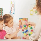 Wood Clock  Time Learning Toy For Children  Classic Gift Idea In Natural Wood